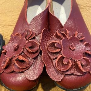 Red Flowered Shoes